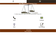 Tablet Screenshot of burbanklawoffice.com